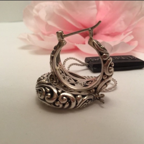 SAMUEL B STERLING HOOPS - Picture 2 of 7